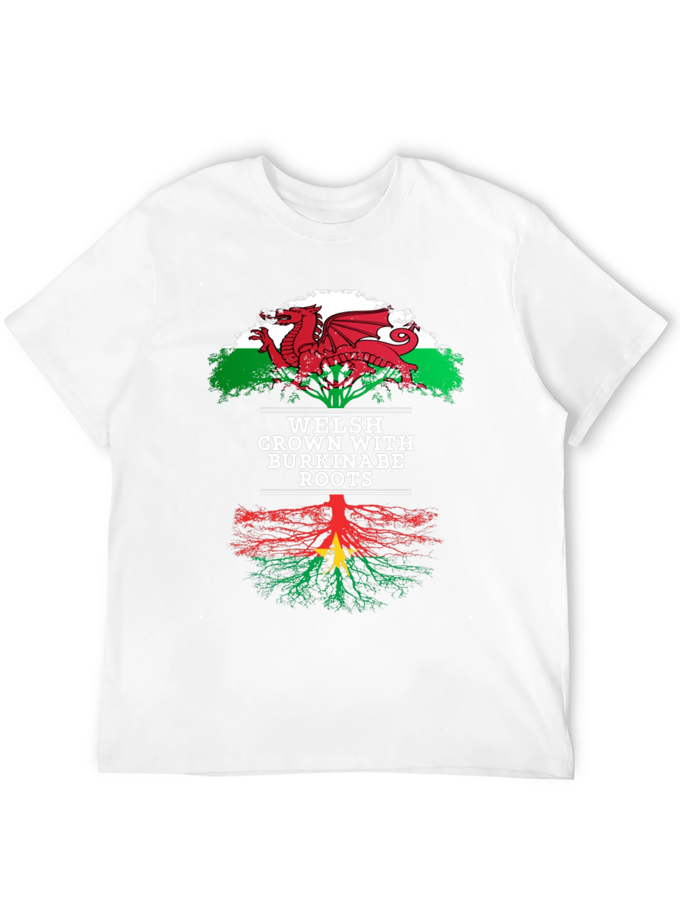 Welsh Grown with Burkinabe Roots T-Shirt