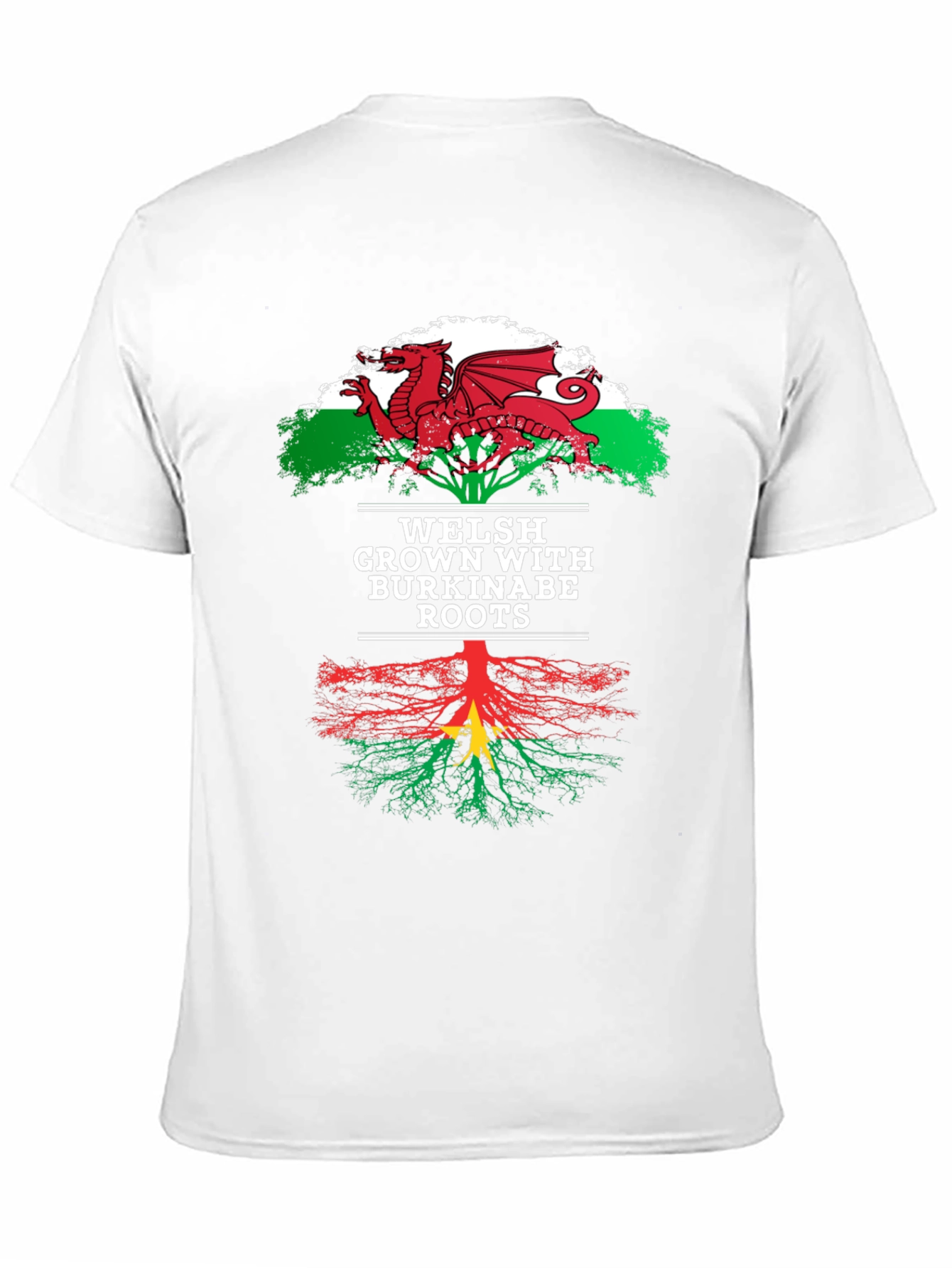 Welsh Grown with Burkinabe Roots T-Shirt