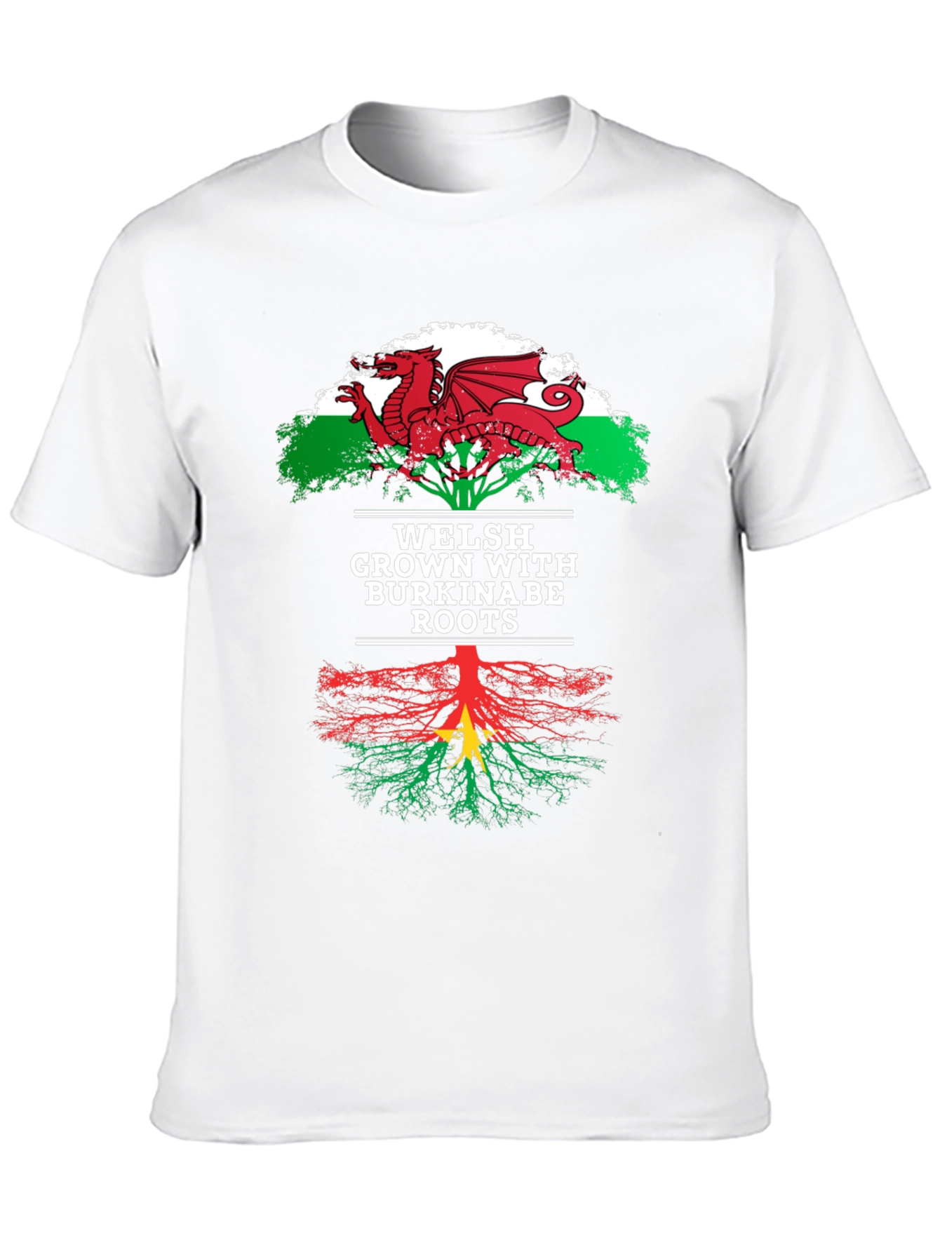 Welsh Grown with Burkinabe Roots T-Shirt