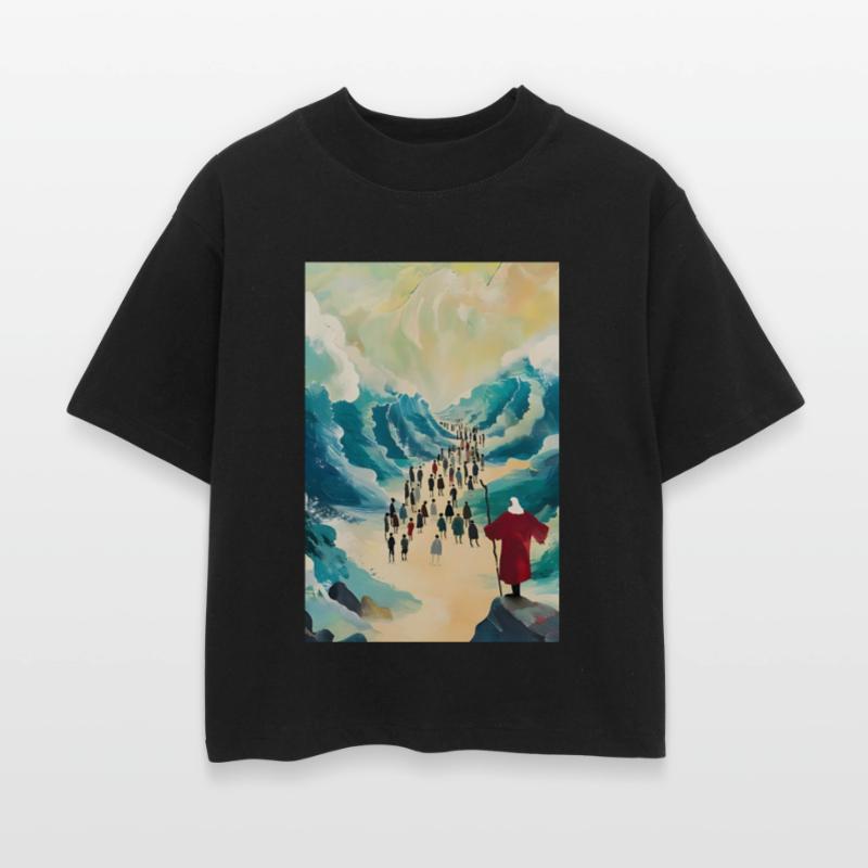 W6 Moses Moses Parting The Red Sea 3 pieces, Digit