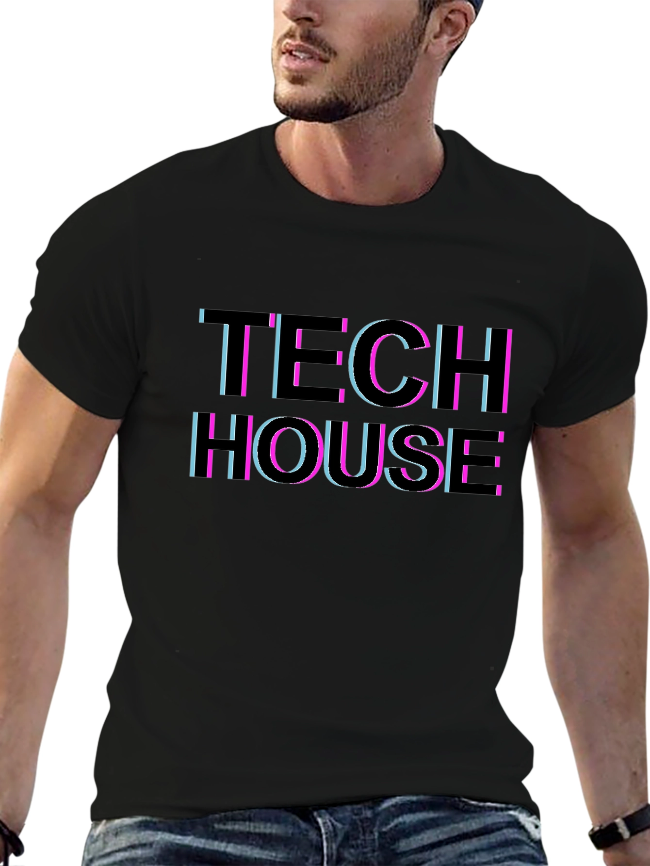 Tech House T-Shirt - Neon Style