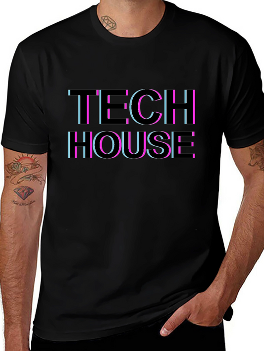 Tech House T-Shirt - Neon Style