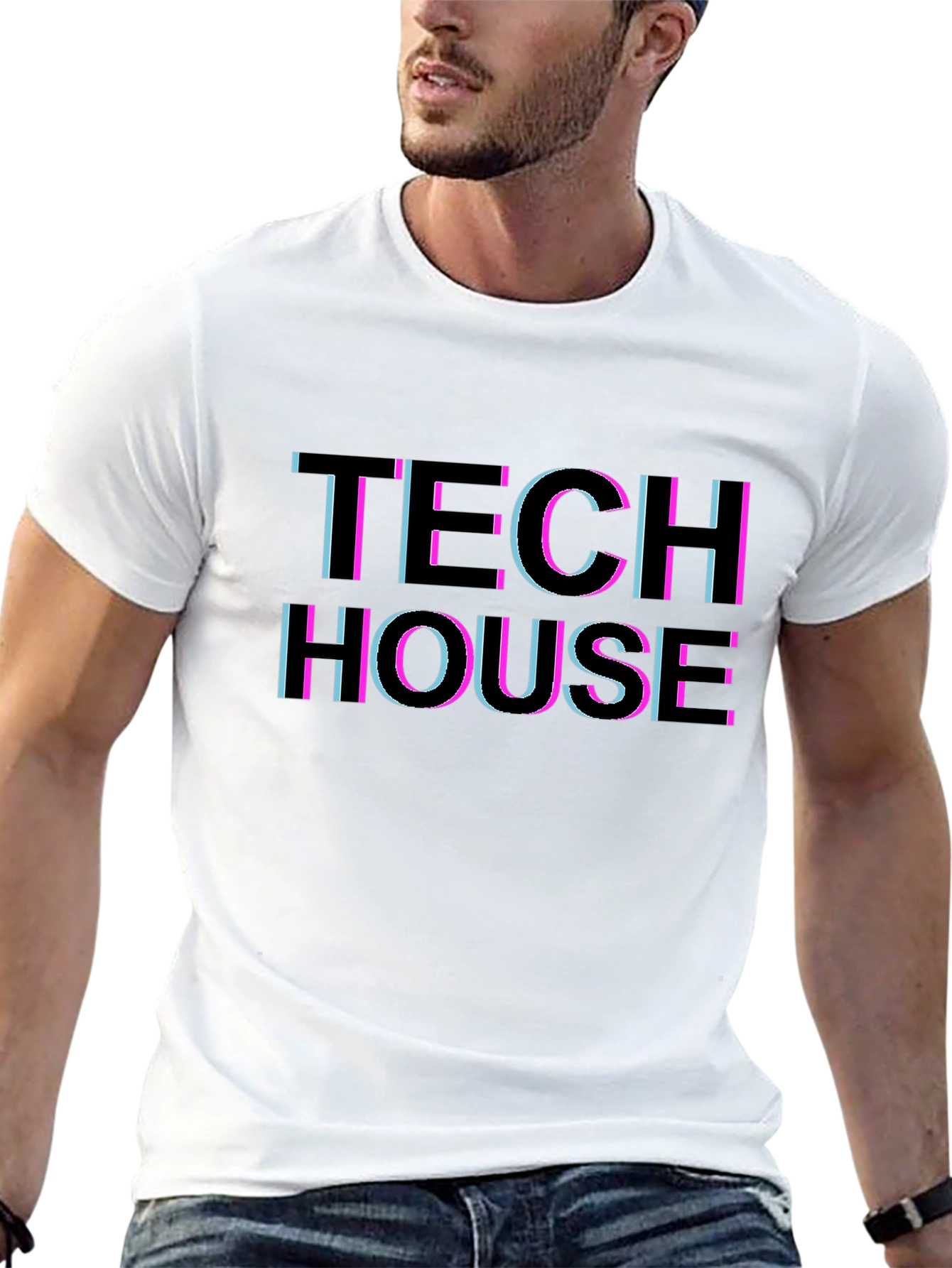 Tech House T-Shirt - Neon Style