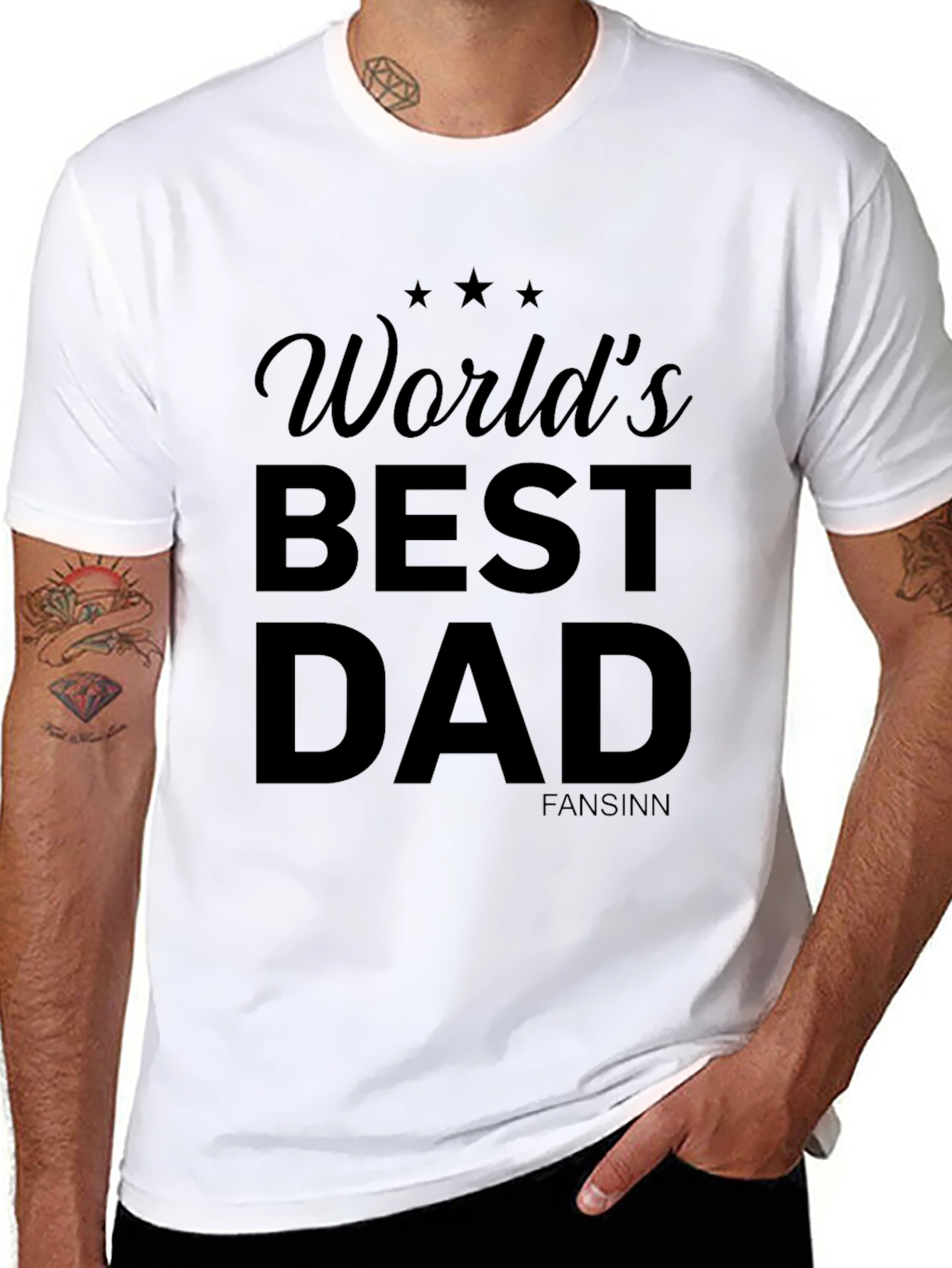 Worlds Best Dad T-Shirt - Fathers Day Gift