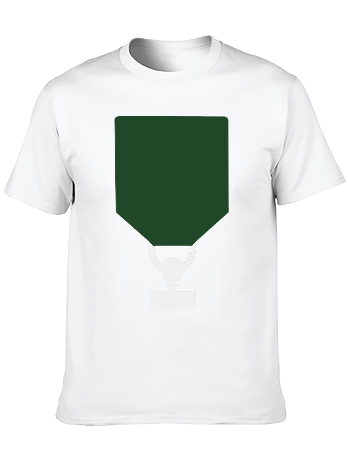 Abstract Trophy Graphic Black T-Shirt
