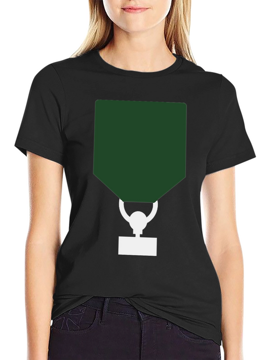 Abstract Trophy Graphic Black T-Shirt