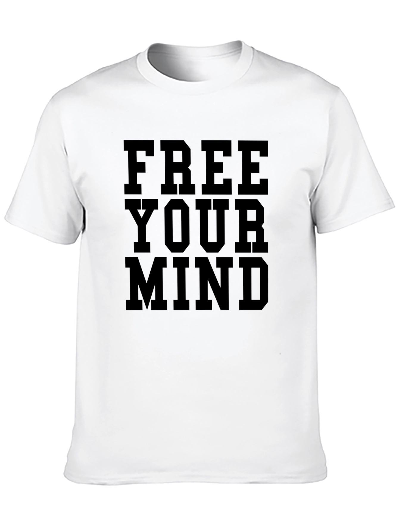 Free Your Mind Graphic Tee - Mens Black T-Shirt