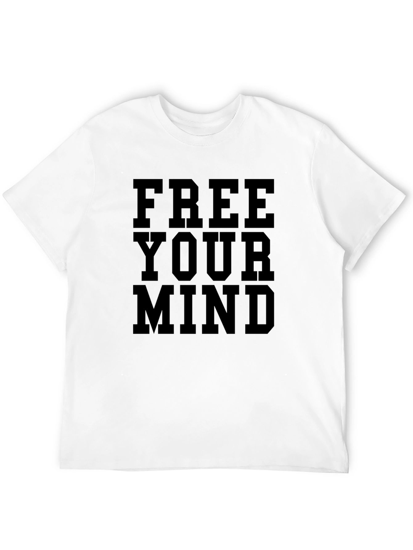 Free Your Mind Graphic Tee - Mens Black T-Shirt