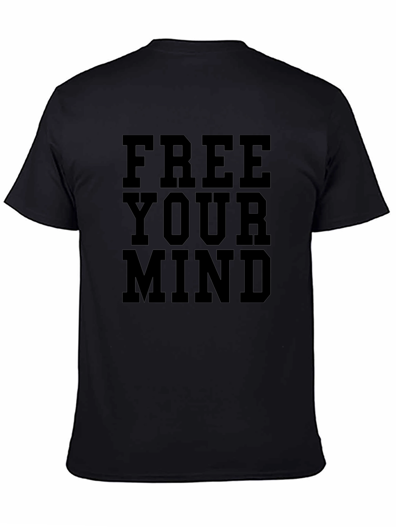 Free Your Mind Graphic Tee - Mens Black T-Shirt