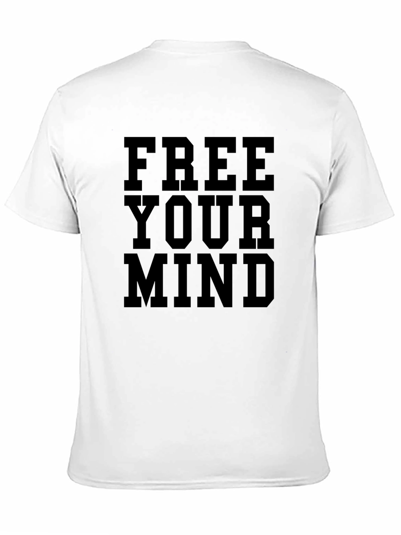 Free Your Mind Graphic Tee - Mens Black T-Shirt