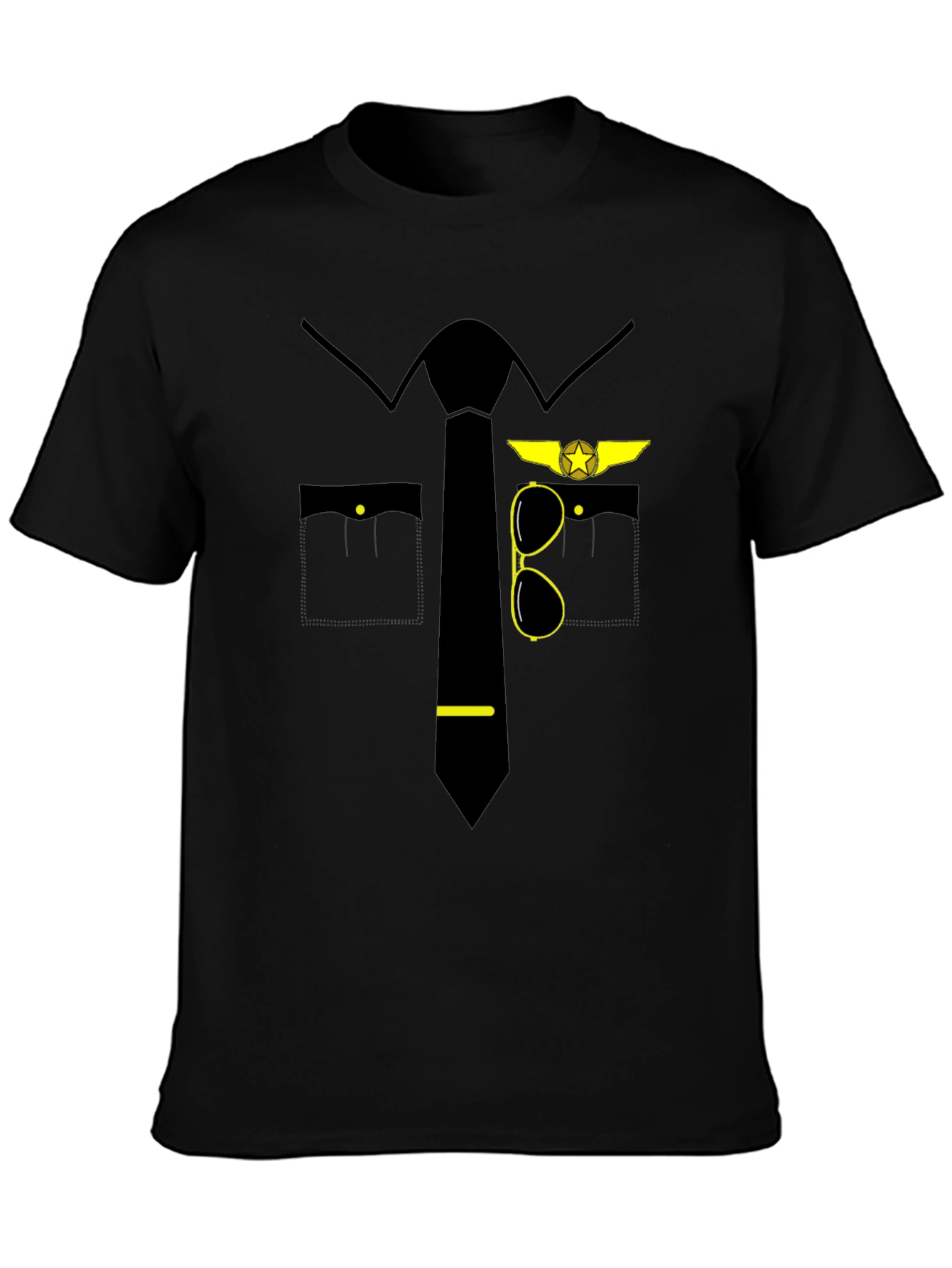 Pilot Costume T-Shirt - Novelty Aviation Tee