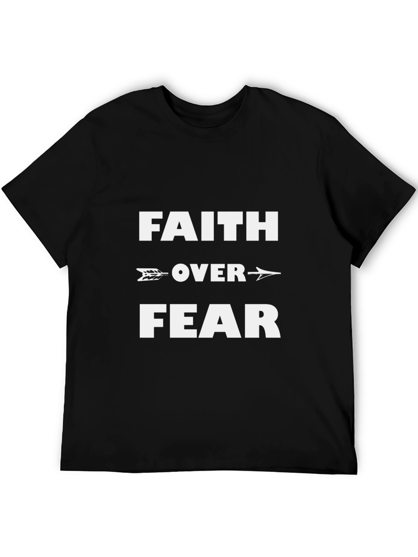 Faith Over Fear Arrow Graphic Tee