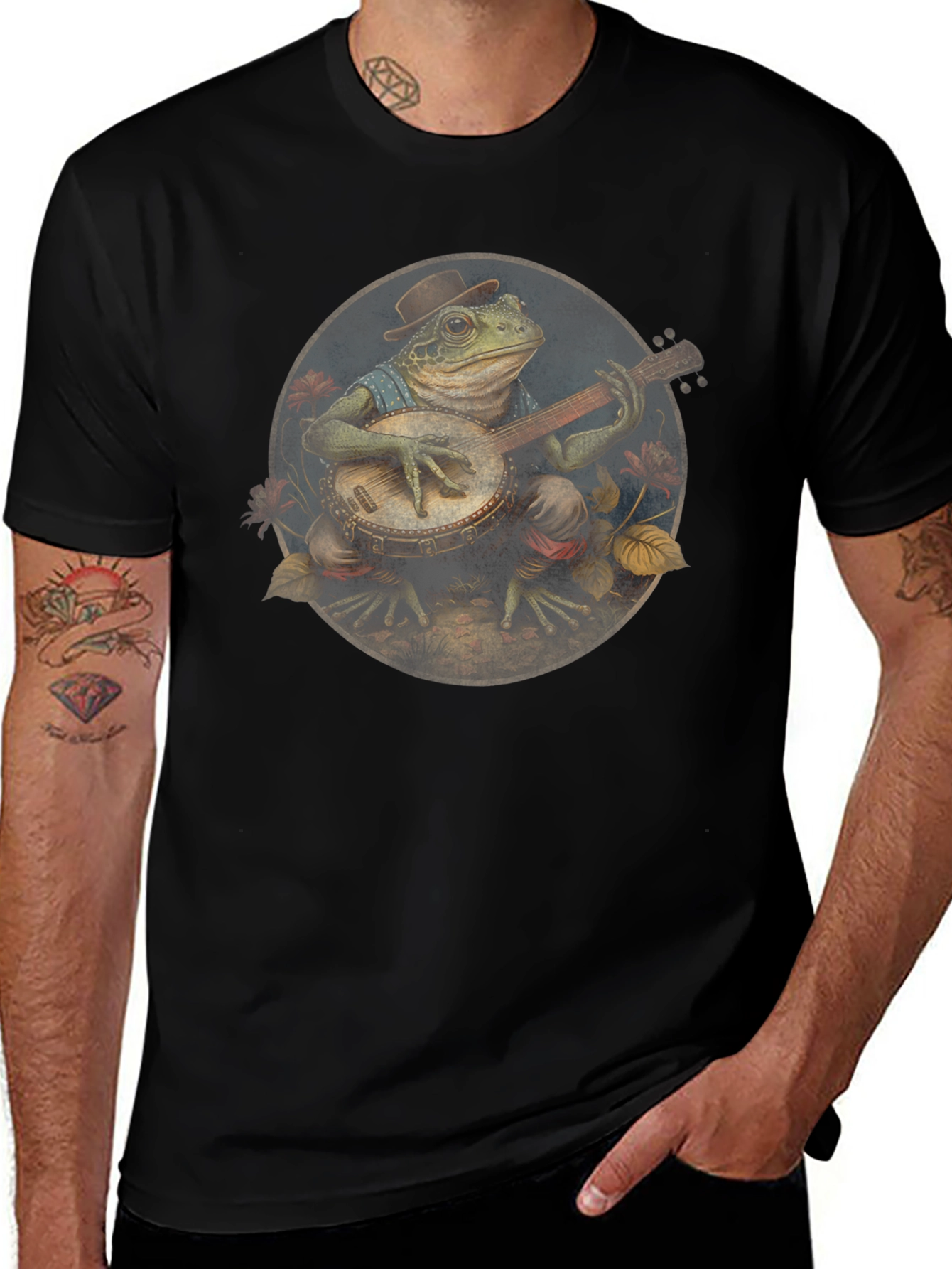 Banjo Frog Graphic Tee