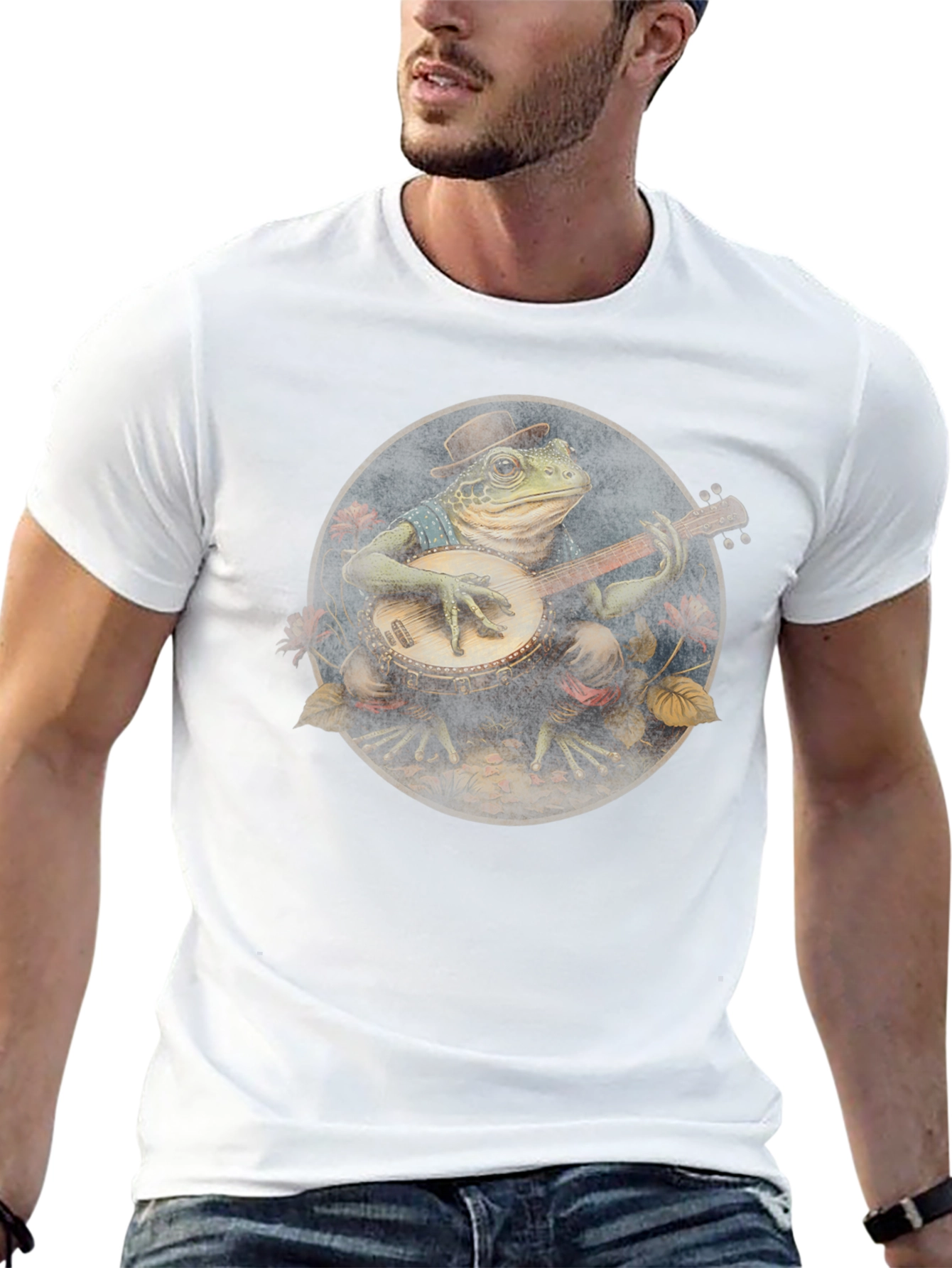 Banjo Frog Graphic Tee