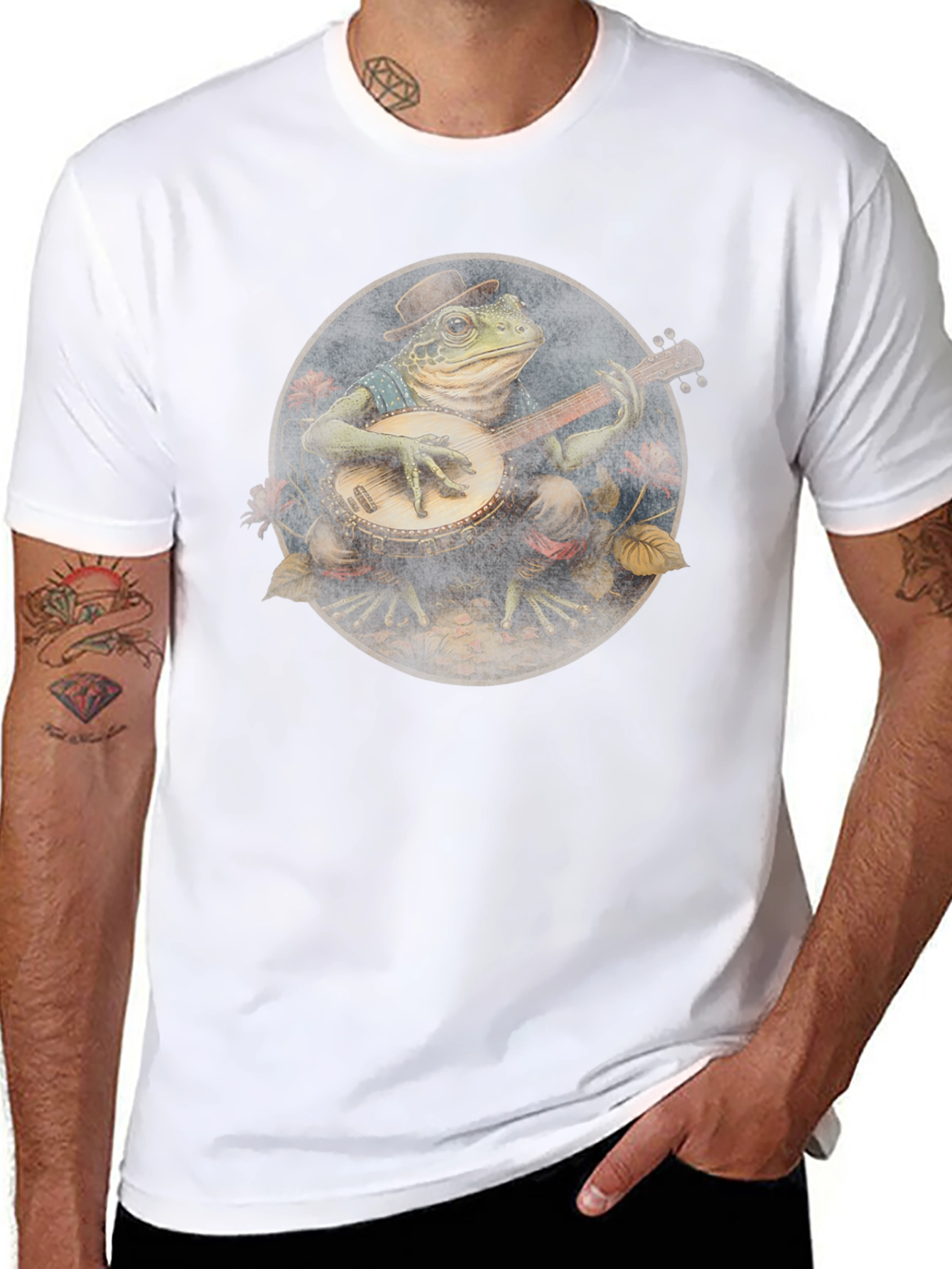 Banjo Frog Graphic Tee
