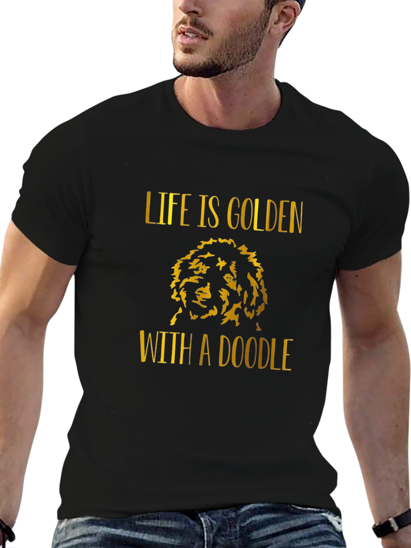Life is Golden with a Doodle T-Shirt