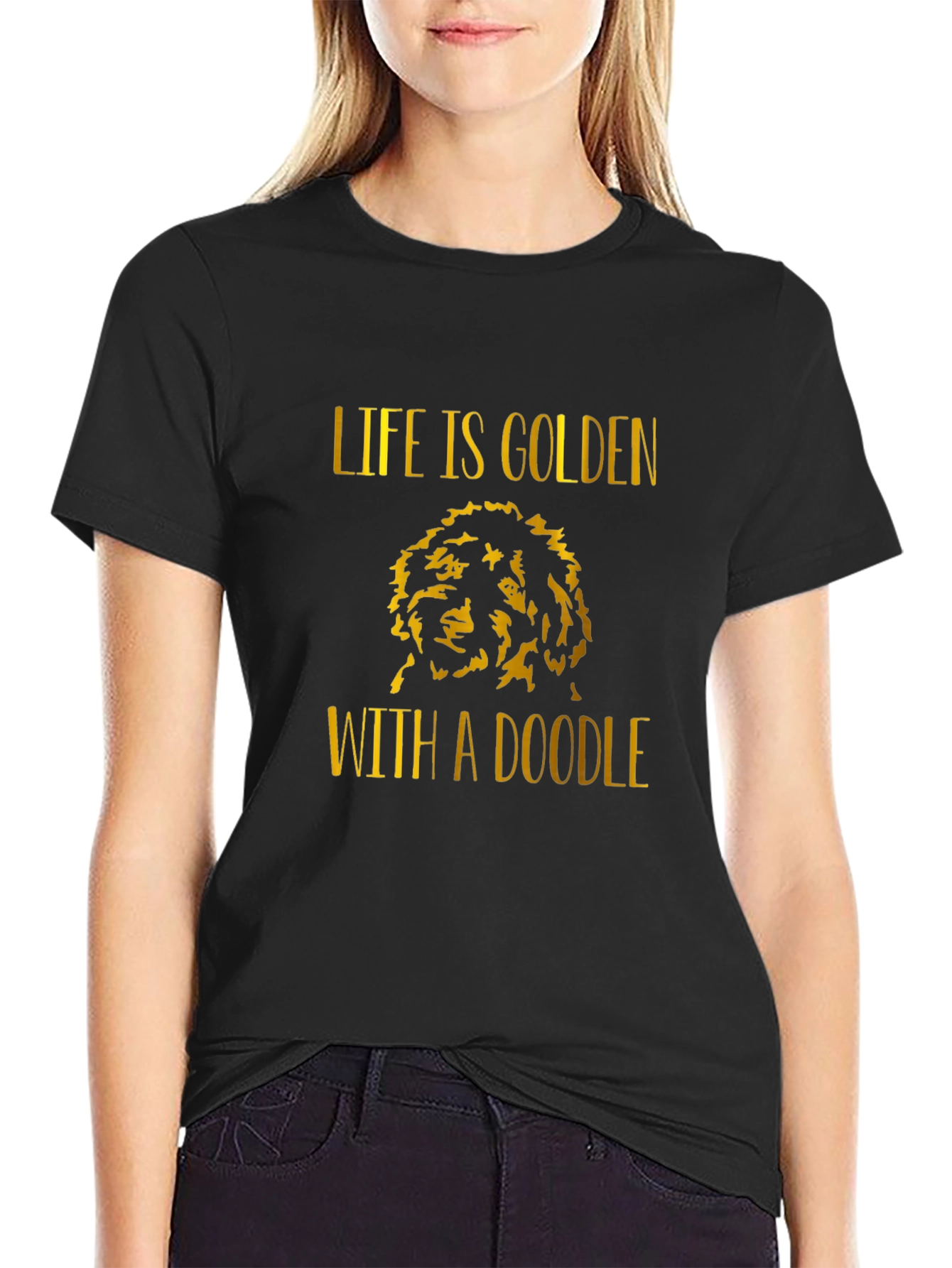 Life is Golden with a Doodle T-Shirt