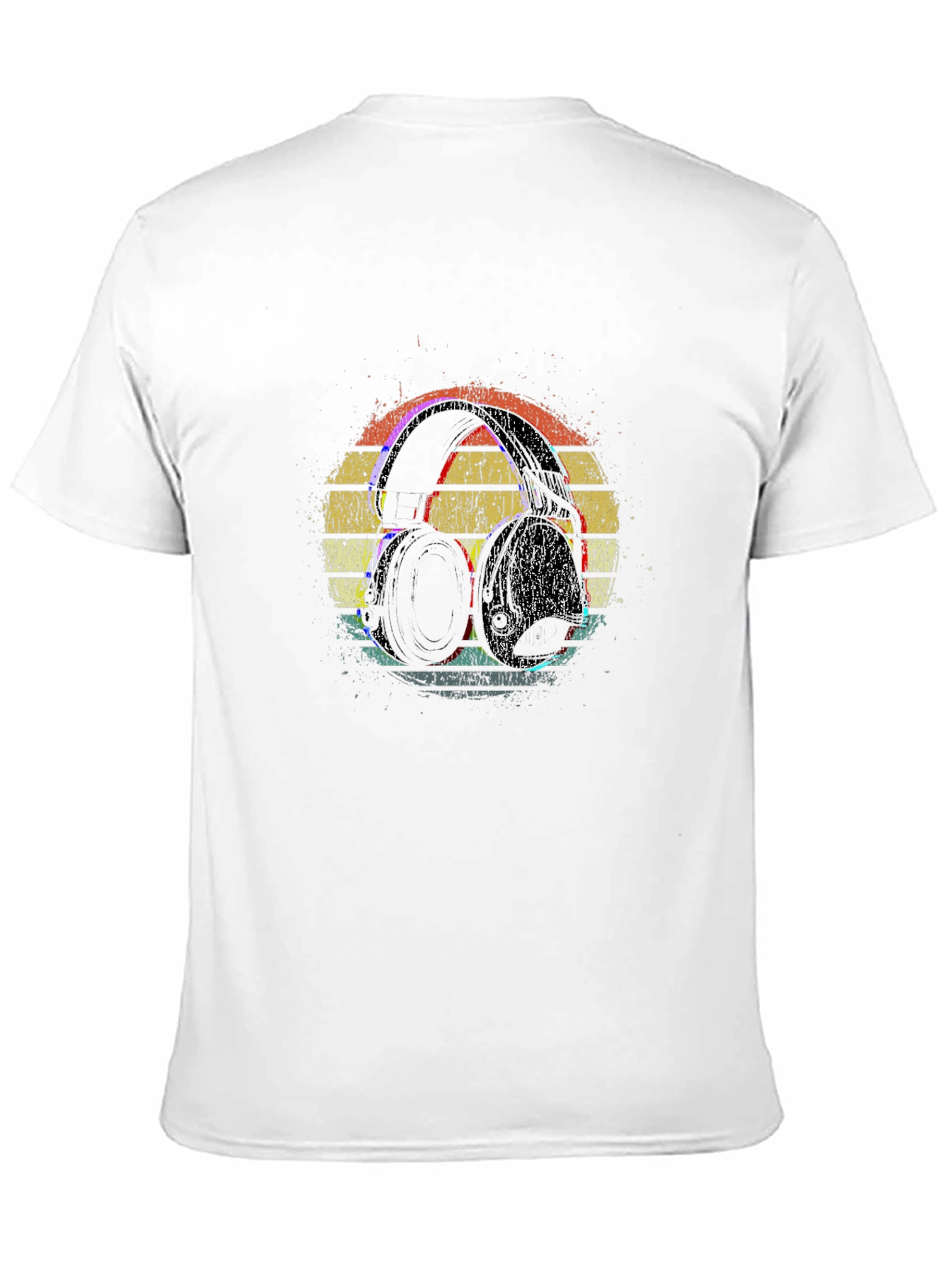 Retro Headphones Graphic T-Shirt
