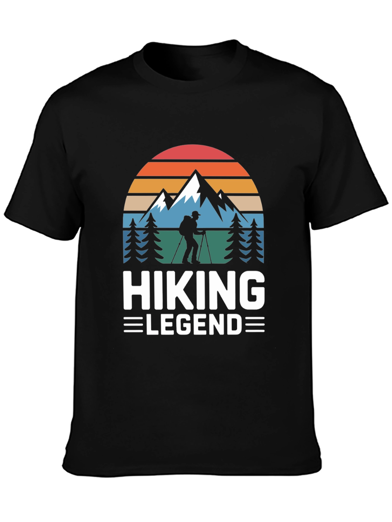 Hiking Legend T-Shirt - Mountain Graphic Tee