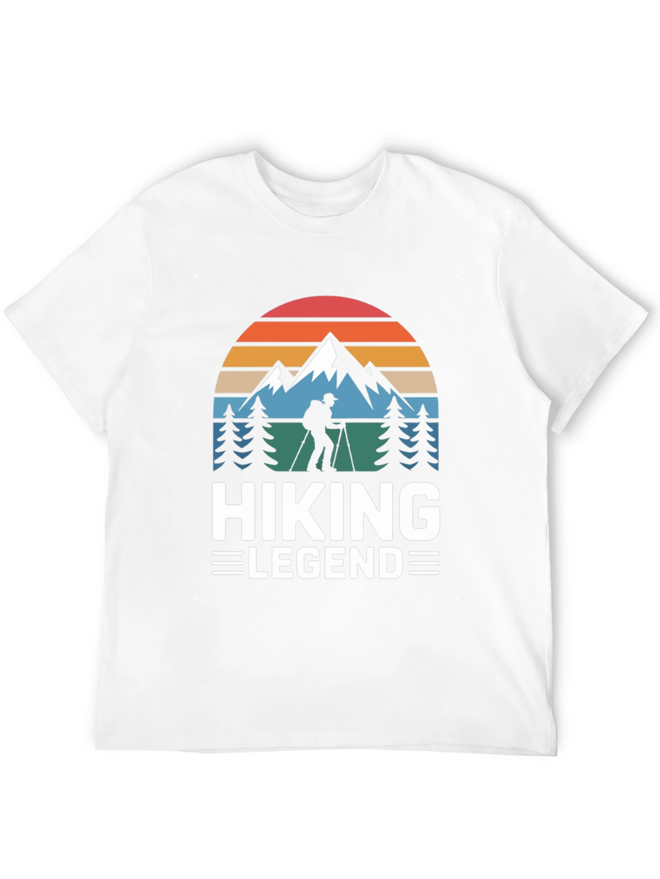 Hiking Legend T-Shirt - Mountain Graphic Tee