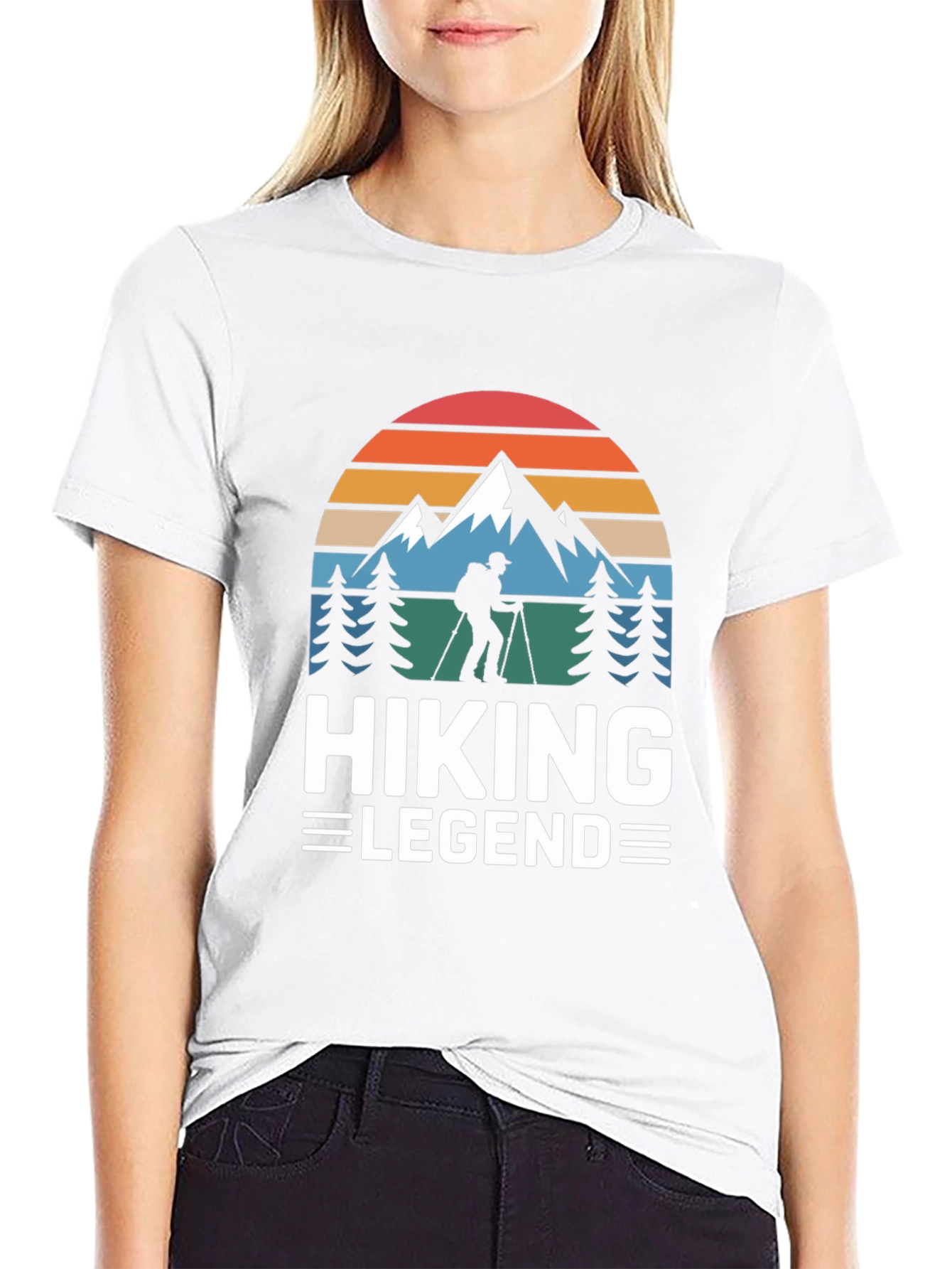 Hiking Legend T-Shirt - Mountain Graphic Tee