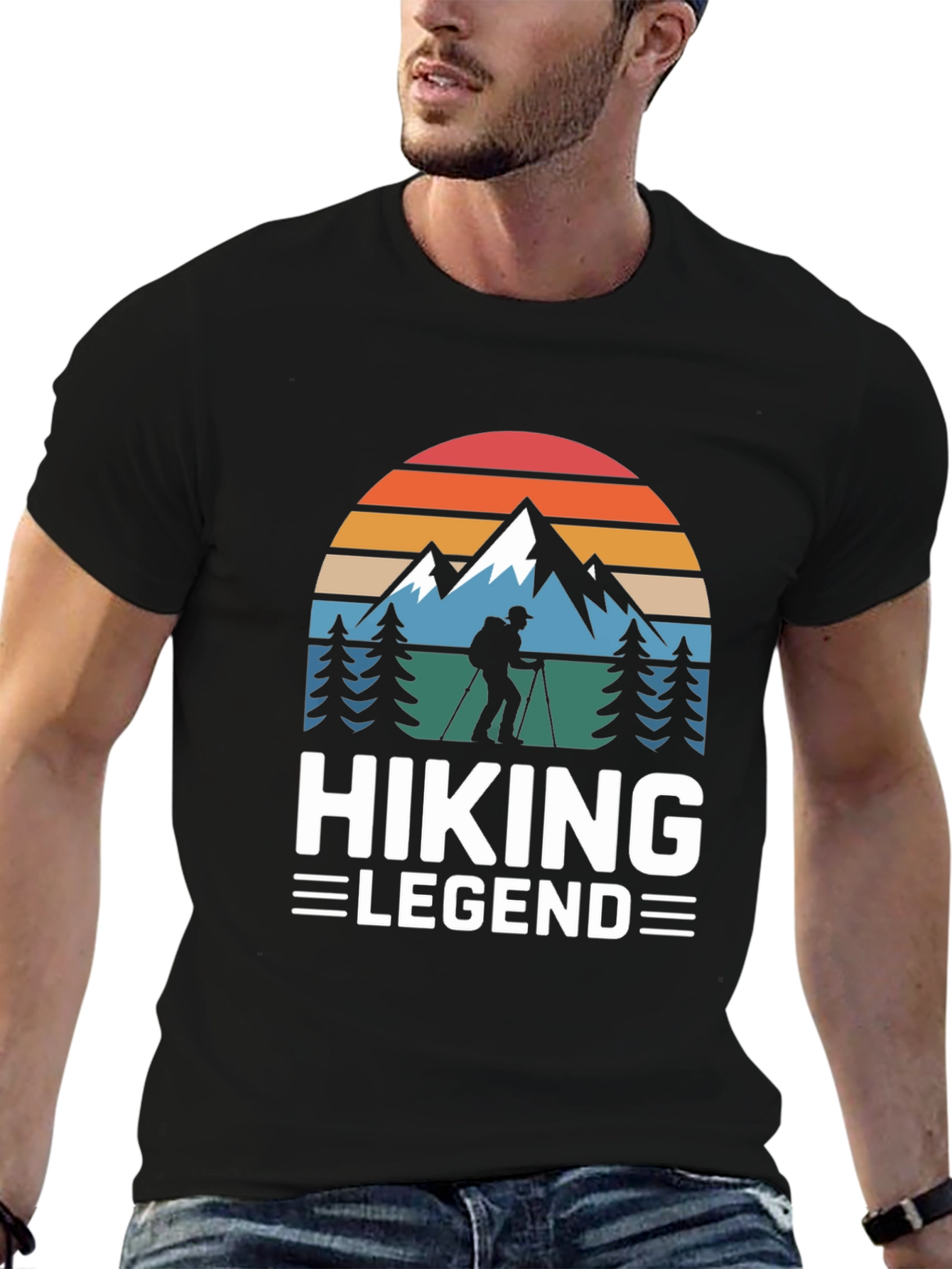 Hiking Legend T-Shirt - Mountain Graphic Tee