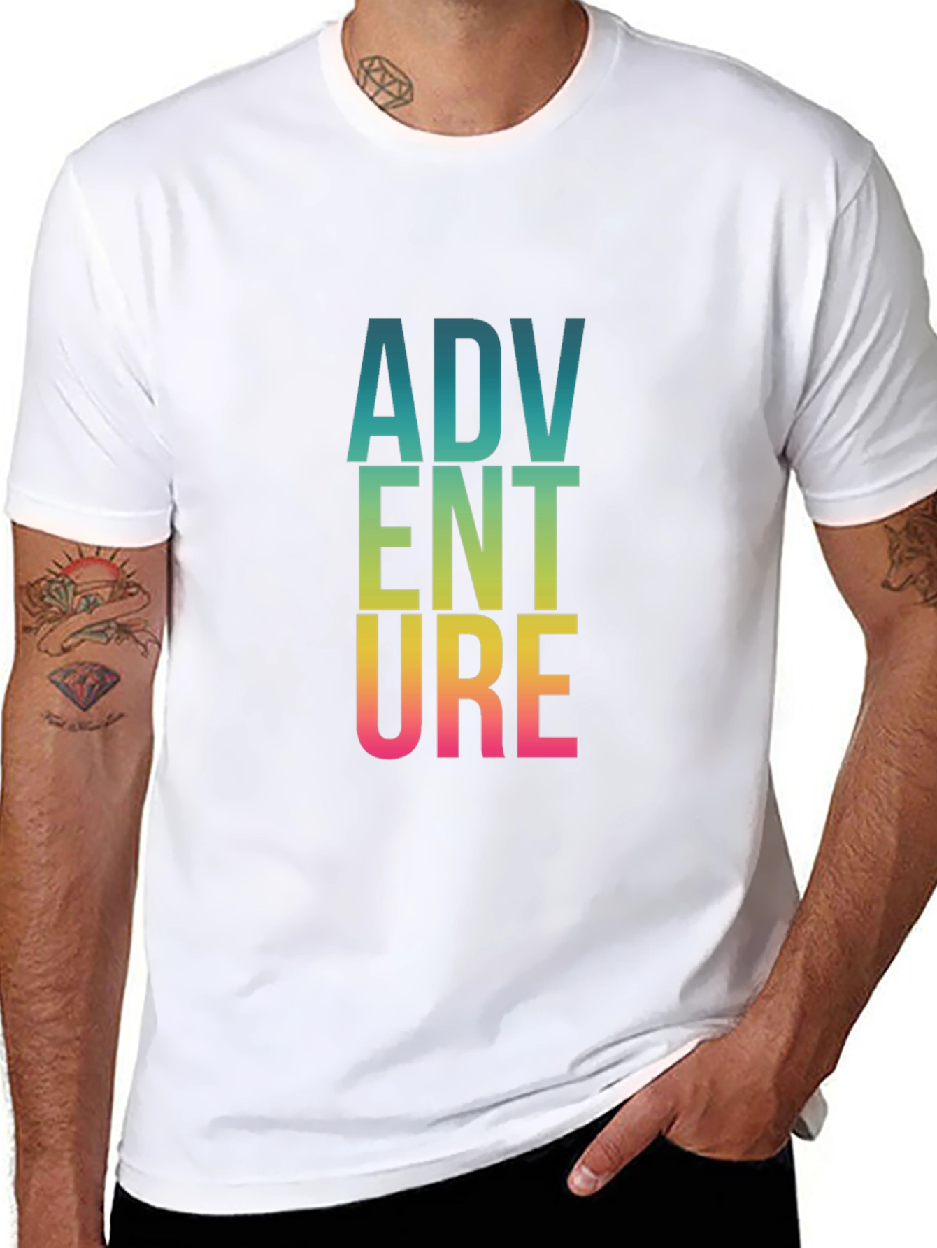 Adventure Graphic T-Shirt - Mens Black Tee