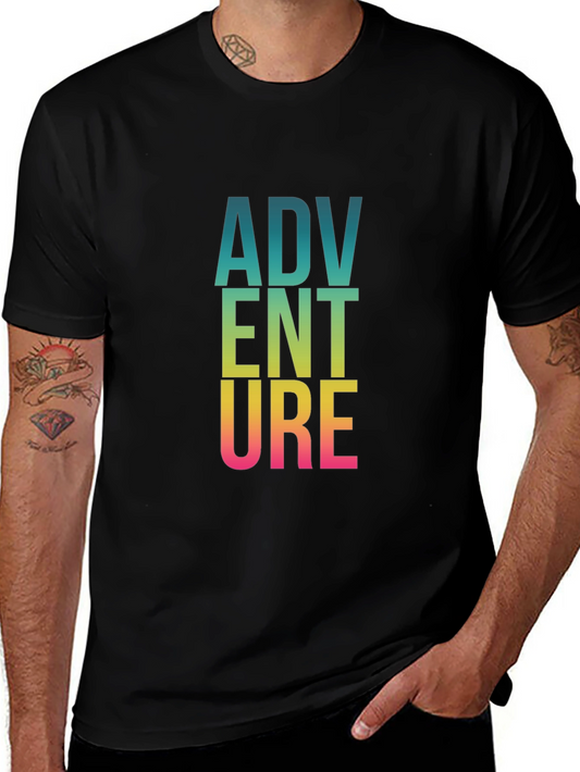 Adventure Graphic T-Shirt - Mens Black Tee