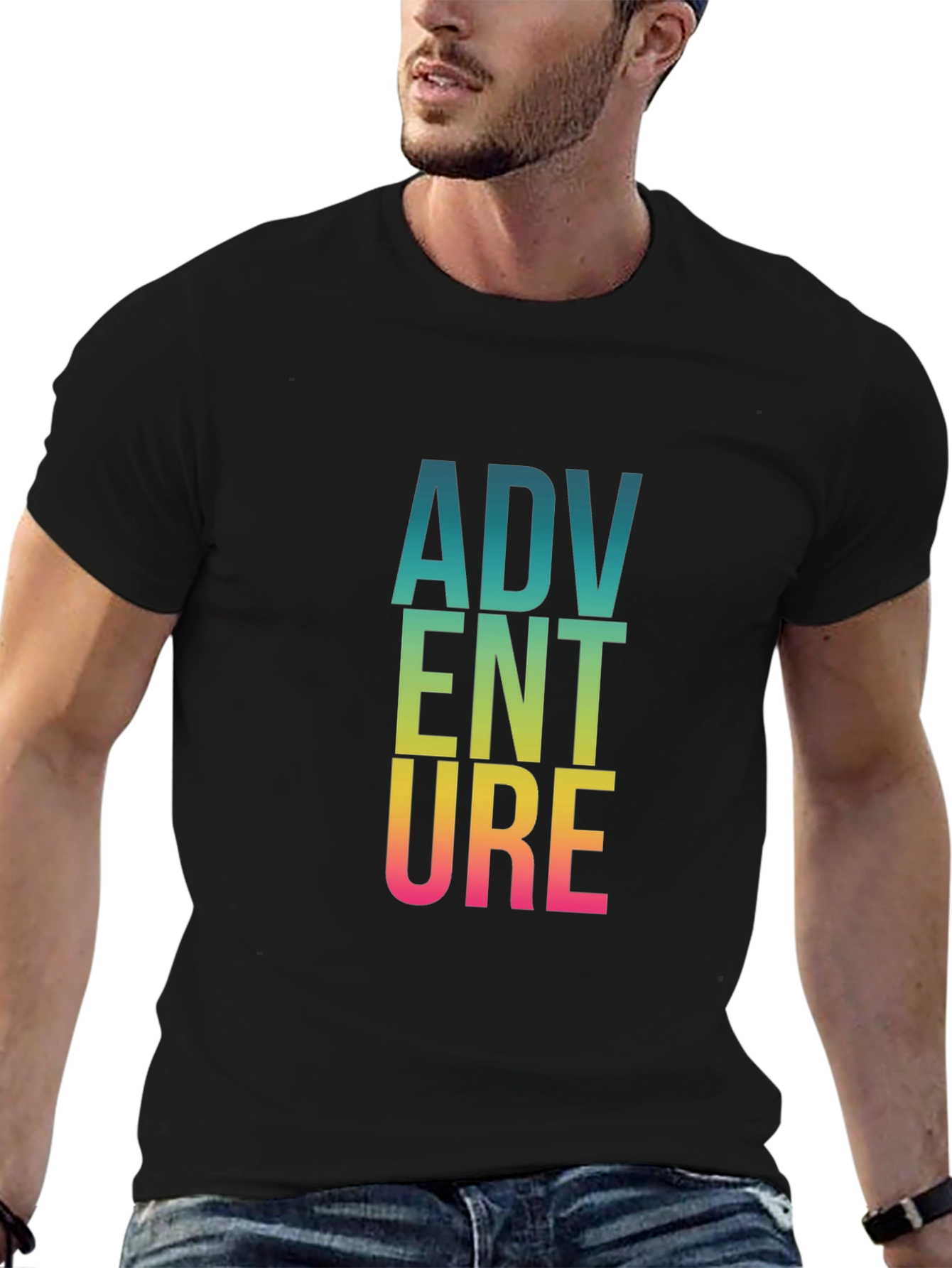 Adventure Graphic T-Shirt - Mens Black Tee