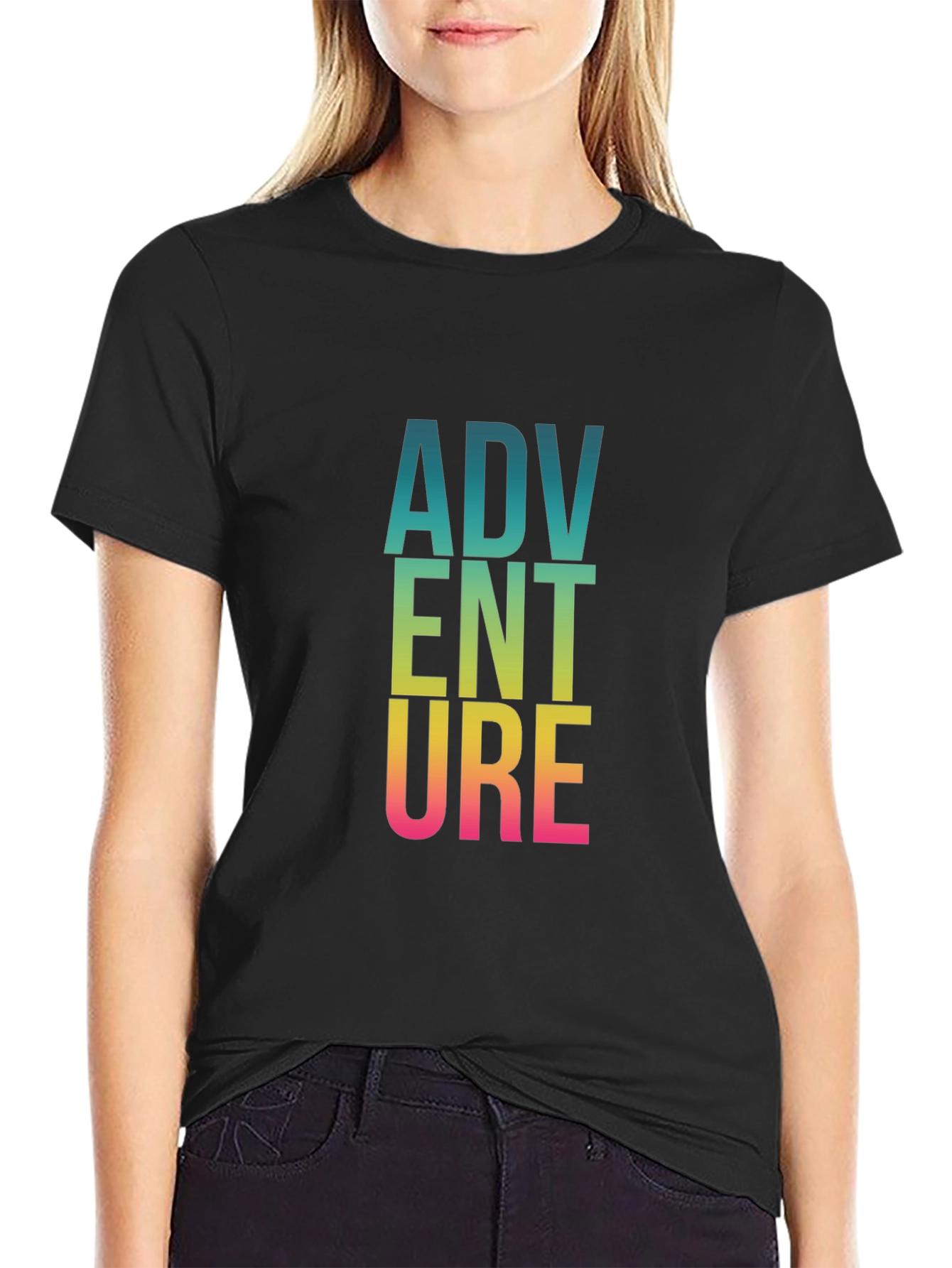 Adventure Graphic T-Shirt - Mens Black Tee