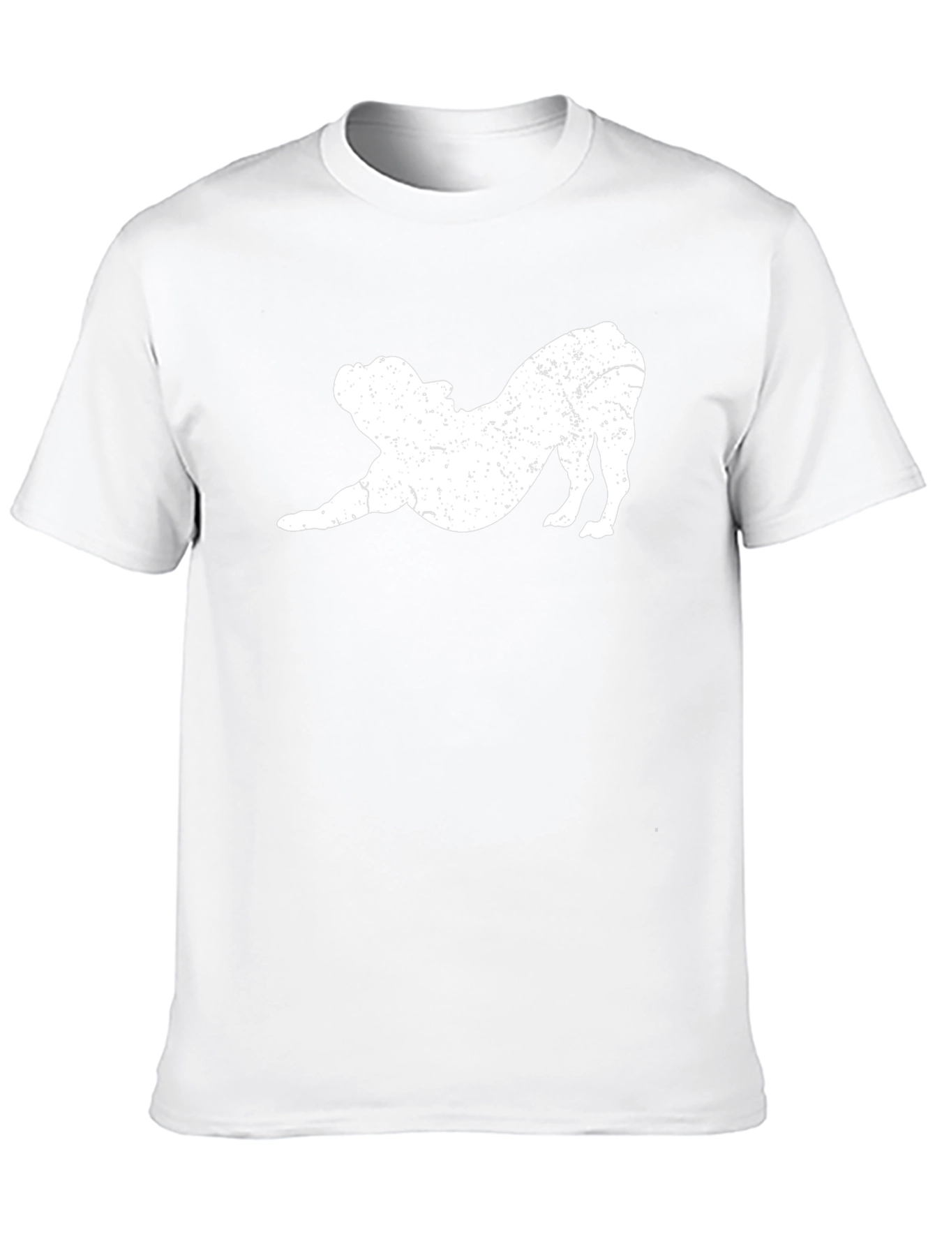 Bulldog Yoga Pose T-Shirt - Black