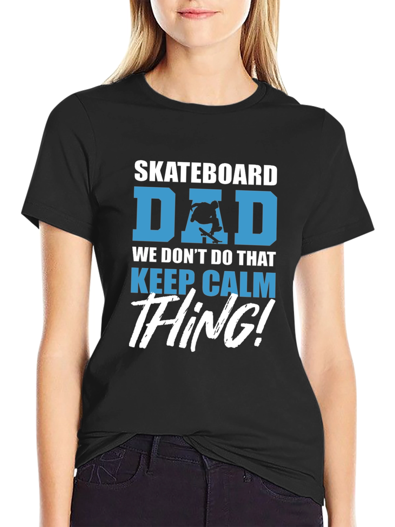 Skateboard Dad Graphic Tee - Keep Calm Thing!