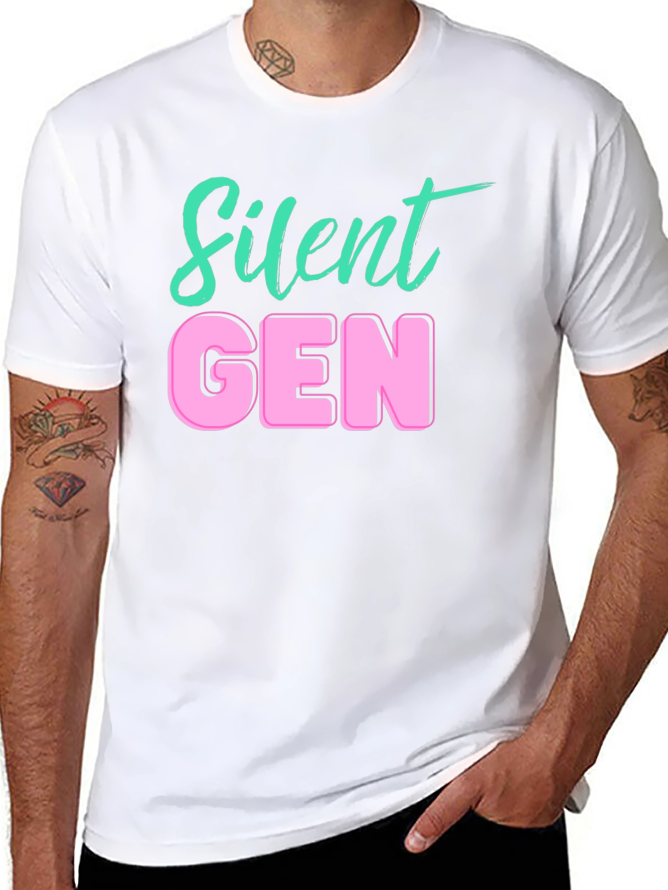 Silent Gen T-Shirt - Cool Retro Style