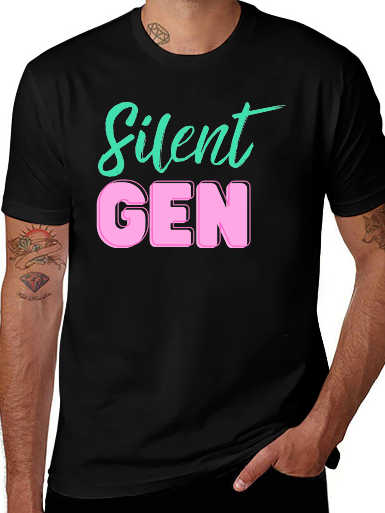 Silent Gen T-Shirt - Cool Retro Style