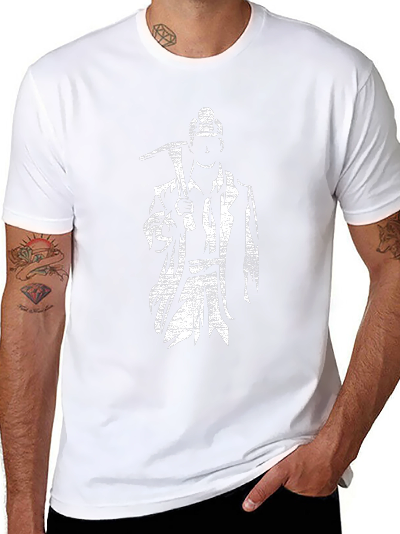 Miner Graphic Tee - Cool Worker T-Shirt