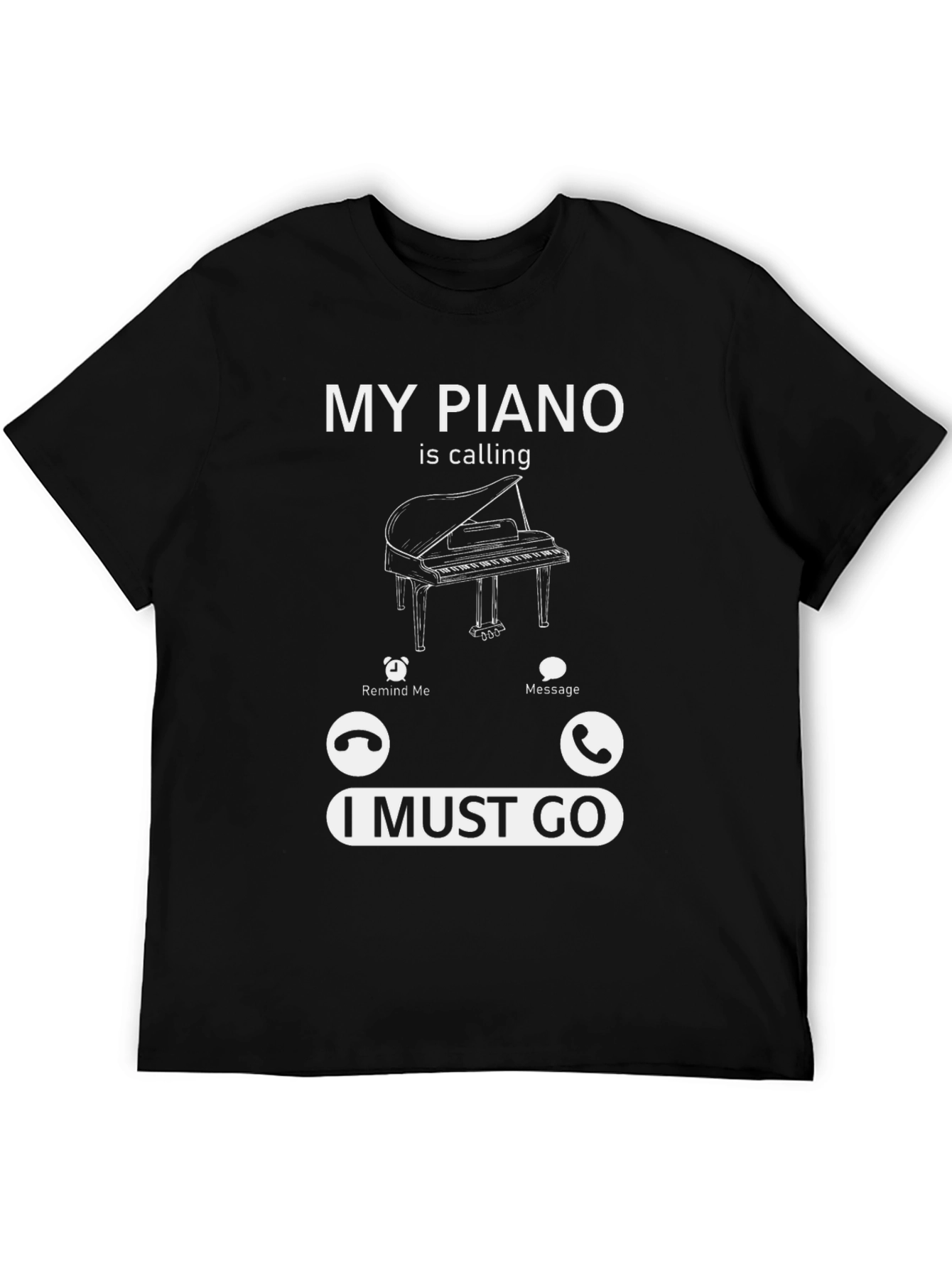 Piano Calling T-Shirt - Music Lover Tee