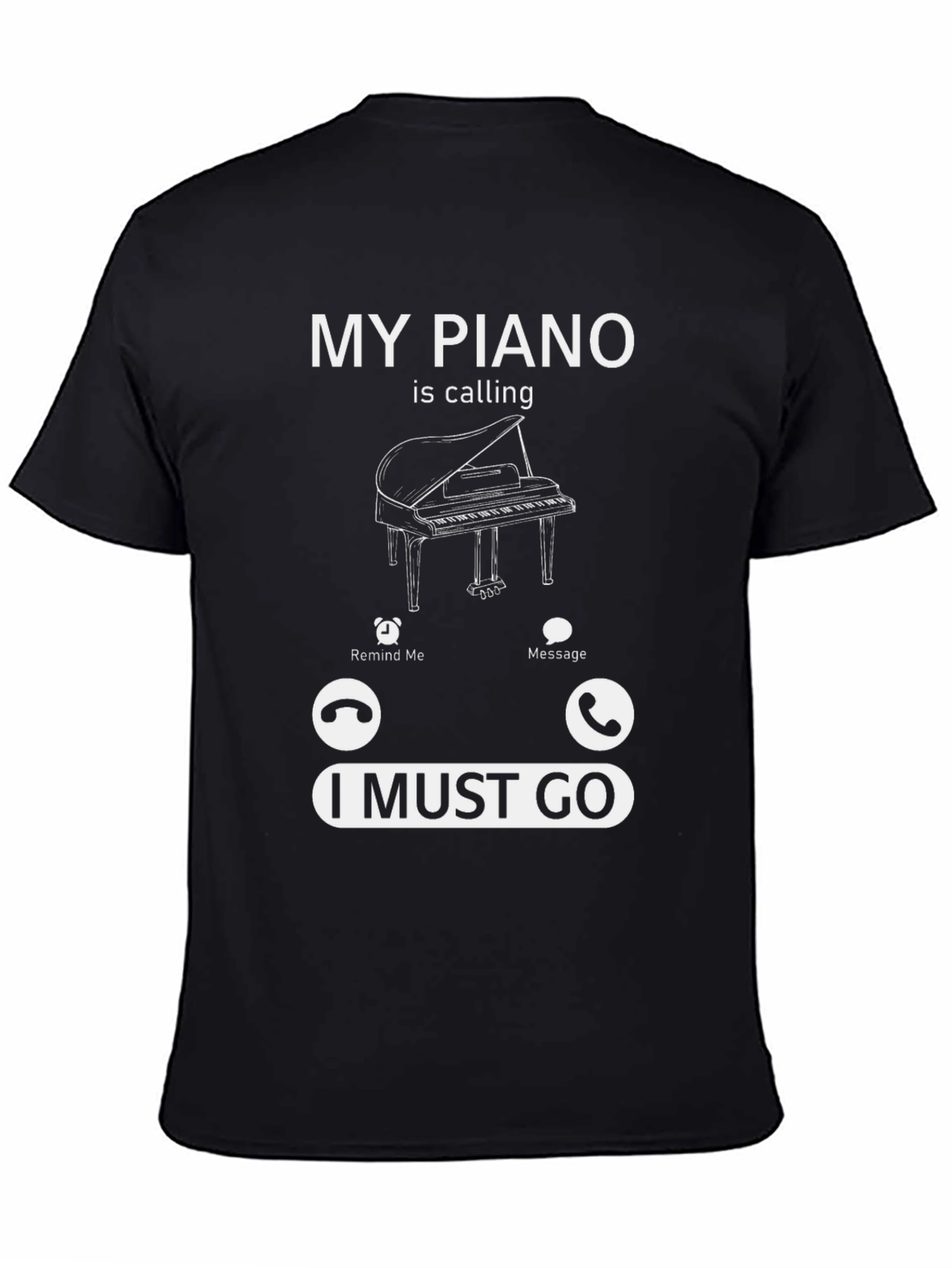 Piano Calling T-Shirt - Music Lover Tee