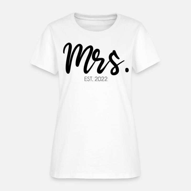 Wedding Mrs Est 2022 Bridal Bride