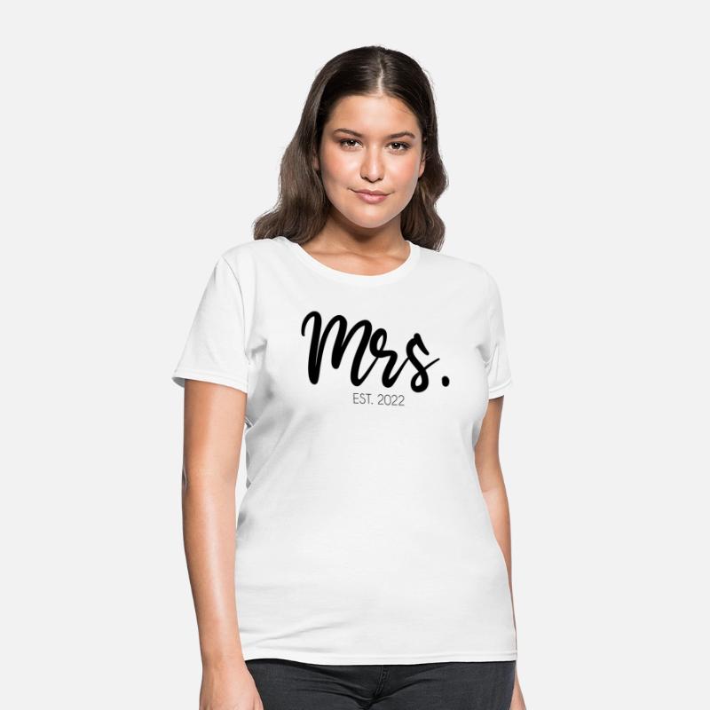 Wedding Mrs Est 2022 Bridal Bride