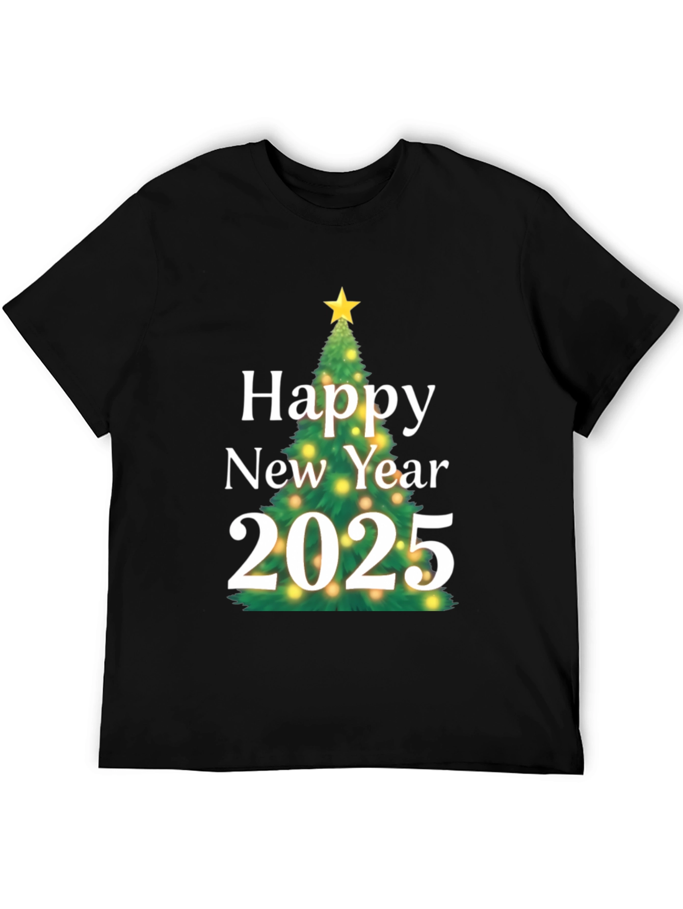 Happy New Year 2025 T-Shirt - Festive Holiday Tee