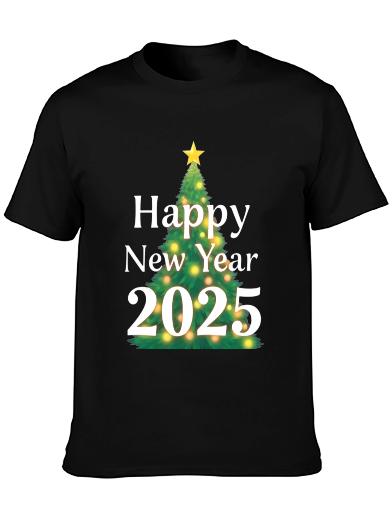 Happy New Year 2025 T-Shirt - Festive Holiday Tee