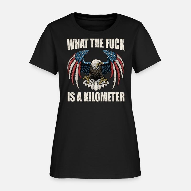 What The Fuck Is A Kilometer Eagle usa Flag