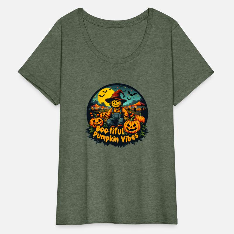 Whimsical Halloween Decor: Scarecrow & Pumpkins