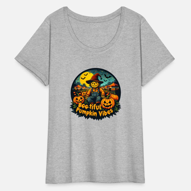 Whimsical Halloween Decor: Scarecrow & Pumpkins