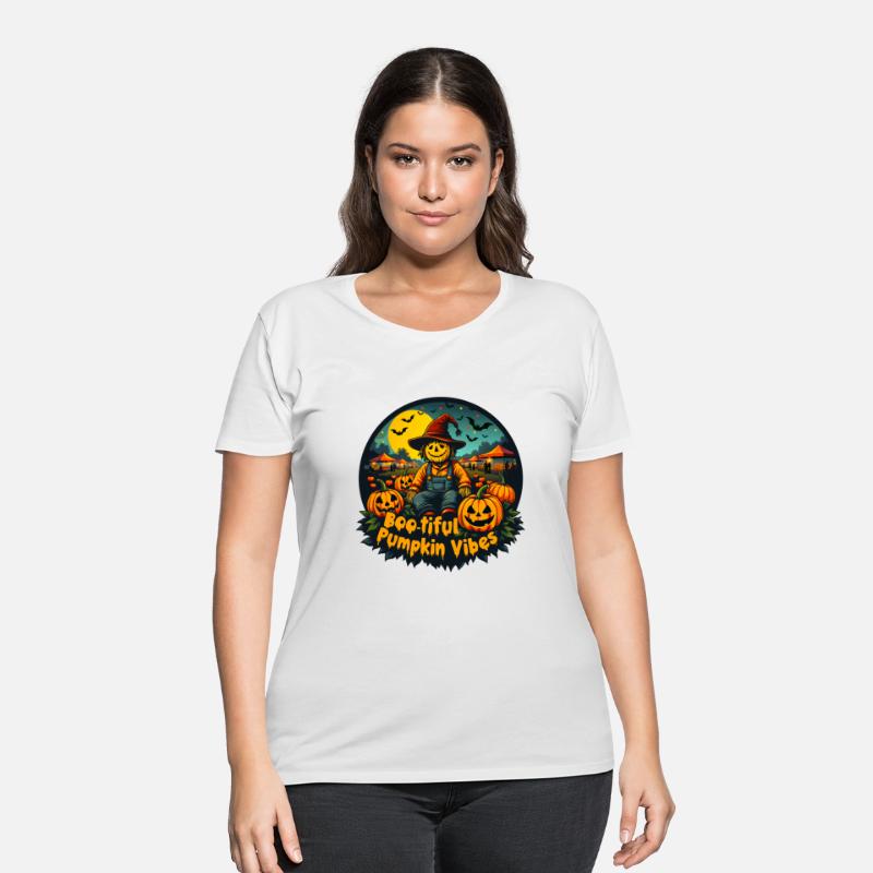 Whimsical Halloween Decor: Scarecrow & Pumpkins