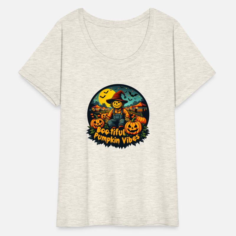 Whimsical Halloween Decor: Scarecrow & Pumpkins