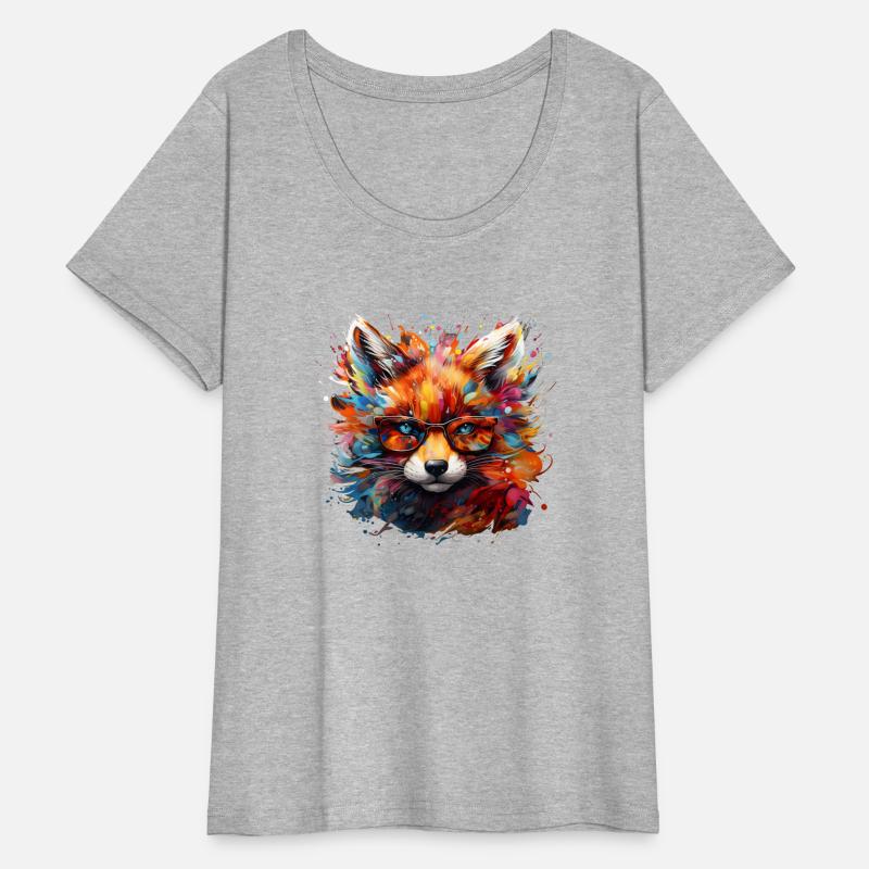 Wild Free Abstract Pop Fox