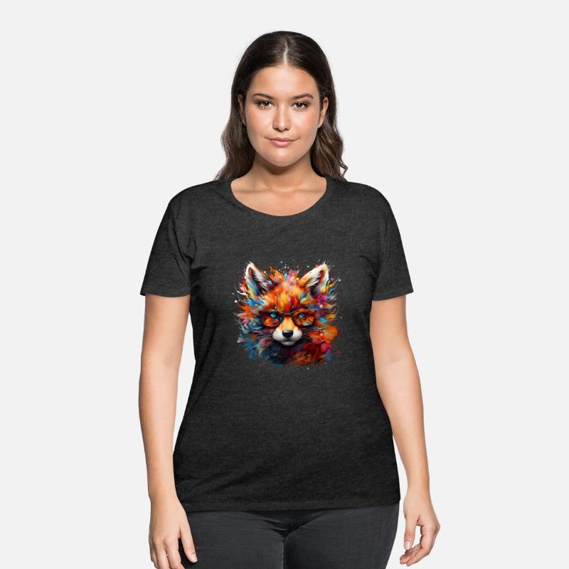Wild Free Abstract Pop Fox