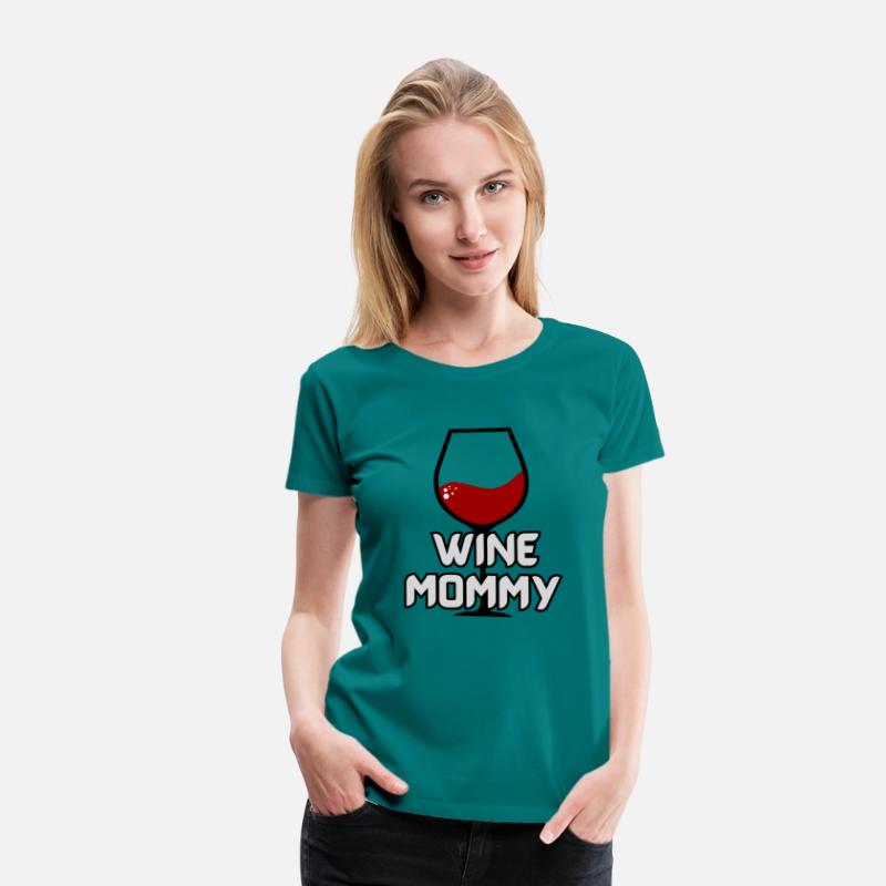 Wine Mommy With Glass