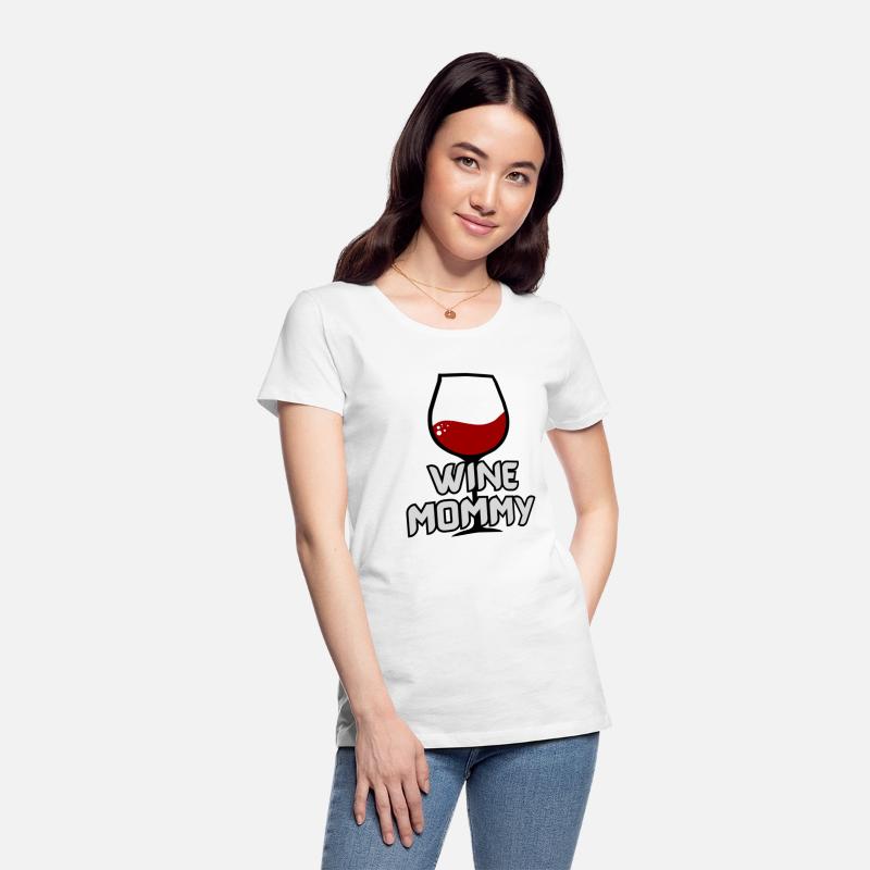 Wine Mommy With Glass